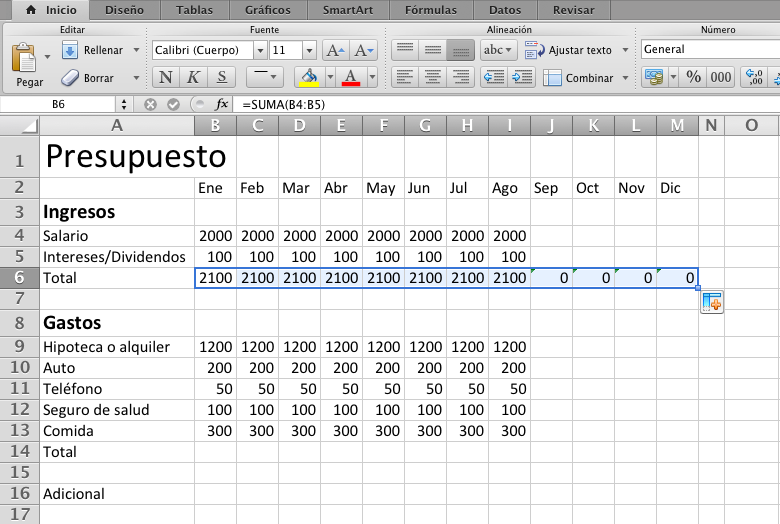 Preparar Un Presupuesto Con Excel Excel Diario